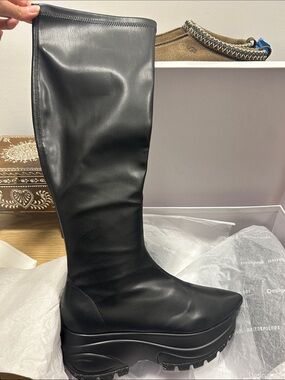 Desigual Black Platform Boots